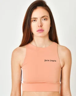 La Piscine Paris Brassière de sport en tissu stretch Palm Angels*Femme Tops|Sportwear