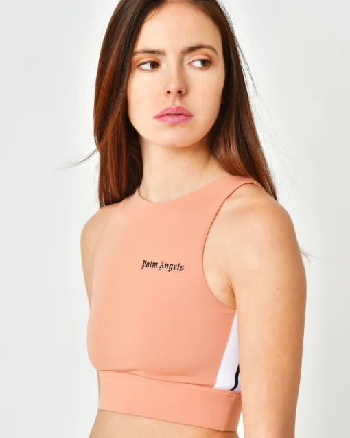 La Piscine Paris Brassière de sport en tissu stretch Palm Angels*Femme Tops|Sportwear