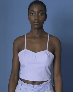 La Piscine Paris Bustier à fines bretelles Katia Giannini*Femme Tops