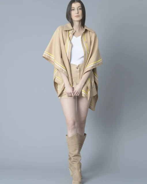 La Piscine Paris Cape en coton à broderie Elisabetta Franchi*Femme Blousons & Vestes