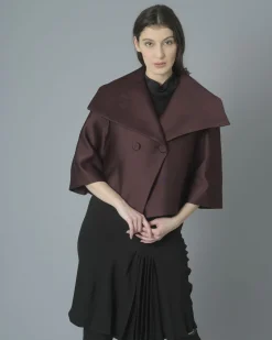 La Piscine Paris Cape en satin de soie Plein Sud*Femme Blousons & Vestes