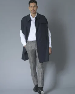 La Piscine Paris Cape trench imperméable marine Ly Adams*Homme Manteaux