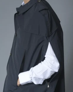 La Piscine Paris Cape trench imperméable marine Ly Adams*Homme Manteaux