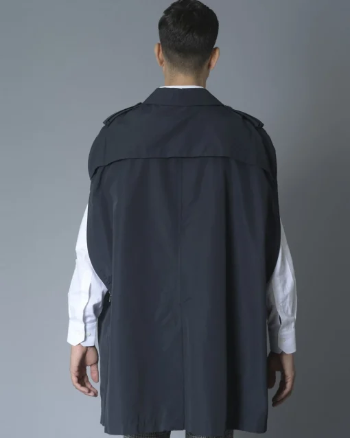 La Piscine Paris Cape trench imperméable marine Ly Adams*Homme Manteaux