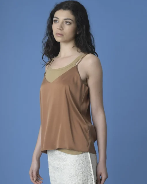 La Piscine Paris Caraco en soie One & Other*Femme Tops