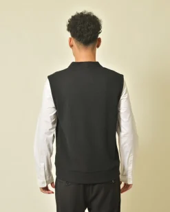 La Piscine Paris Cardigan à empiècement Daniele Alessandrini*Homme Pulls & Gilets
