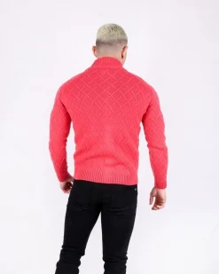 La Piscine Paris Cardigan 100% mérinos à motif géométrique Daniele Fiesoli*Homme Pulls & Gilets