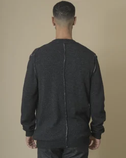 La Piscine Paris Cardigan à surpiqûres apparentes Isabel Benenato*Homme Pulls & Gilets