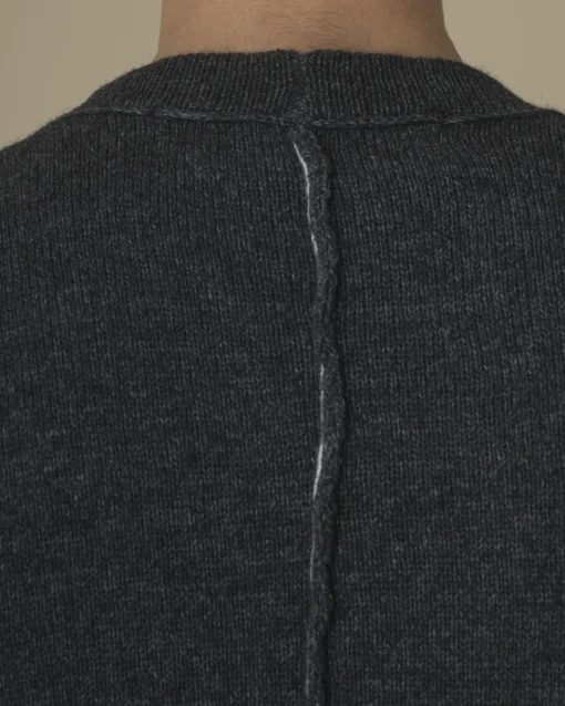 La Piscine Paris Cardigan à surpiqûres apparentes Isabel Benenato*Homme Pulls & Gilets