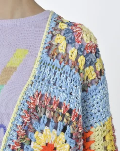 La Piscine Paris Cardigan crochet multicolore Forte Forte*Femme Pulls & Cardigans