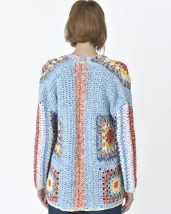 La Piscine Paris Cardigan crochet multicolore Forte Forte*Femme Pulls & Cardigans