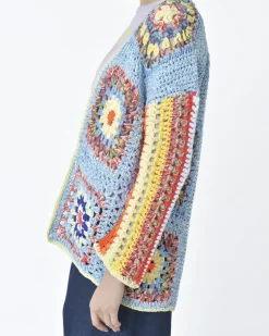 La Piscine Paris Cardigan crochet multicolore Forte Forte*Femme Pulls & Cardigans