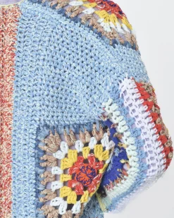 La Piscine Paris Cardigan crochet multicolore Forte Forte*Femme Pulls & Cardigans