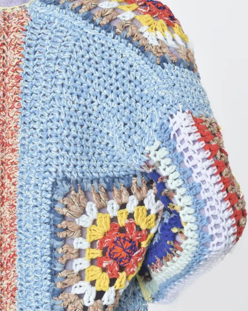 La Piscine Paris Cardigan crochet multicolore Forte Forte*Femme Pulls & Cardigans