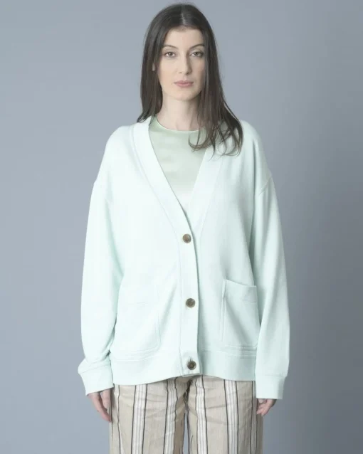 La Piscine Paris Cardigan en coton à finitions côtelés Vince*Femme Pulls & Cardigans