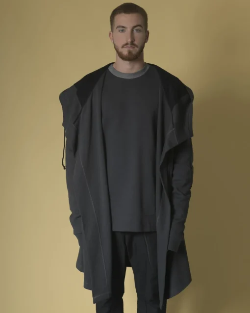 La Piscine Paris Cardigan en coton à capuche Lost & Found*Homme Blousons & Vestes
