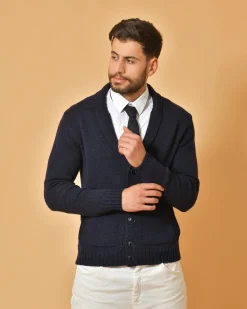 La Piscine Paris Cardigan en laine mélangée Wool & Co*Homme Pulls & Gilets
