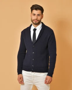 La Piscine Paris Cardigan en laine mélangée Wool & Co*Homme Pulls & Gilets