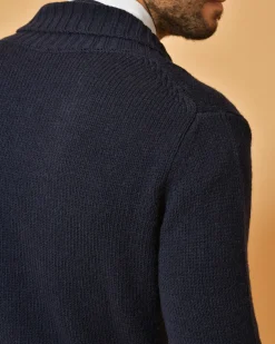 La Piscine Paris Cardigan en laine mélangée Wool & Co*Homme Pulls & Gilets