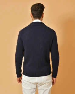 La Piscine Paris Cardigan en laine mélangée Wool & Co*Homme Pulls & Gilets