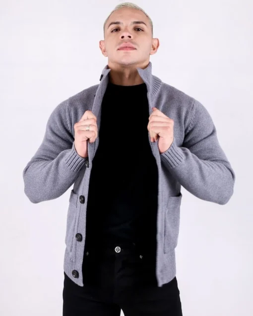 La Piscine Paris Cardigan en laine vierge e Daniele Fiesoli*Homme Pulls & Gilets