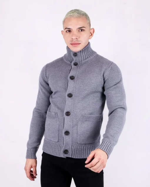 La Piscine Paris Cardigan en laine vierge e Daniele Fiesoli*Homme Pulls & Gilets