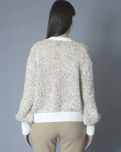 La Piscine Paris Cardigan en maille à sequins multicolores Nude*Femme Pulls & Cardigans