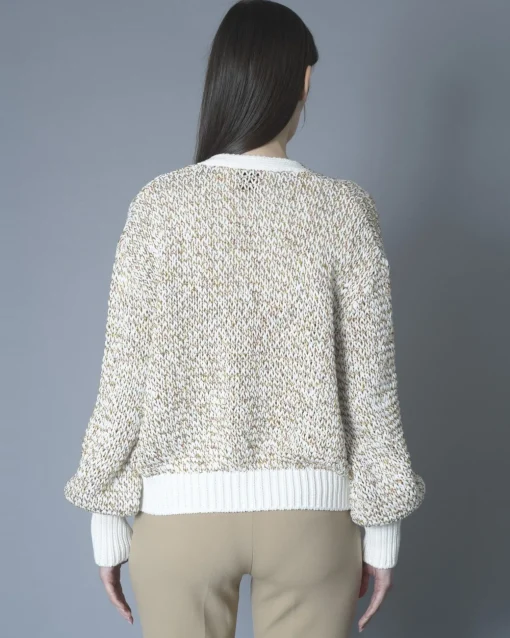 La Piscine Paris Cardigan en maille à sequins multicolores Nude*Femme Pulls & Cardigans