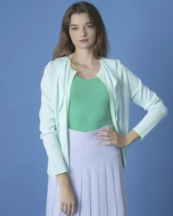 La Piscine Paris Cardigan en maille clair Edward Achour*Femme Pulls & Cardigans