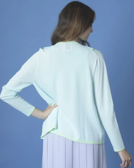 La Piscine Paris Cardigan en maille clair Edward Achour*Femme Pulls & Cardigans