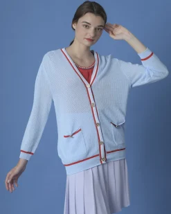 La Piscine Paris Cardigan en maille e Edward Achour*Femme Pulls & Cardigans