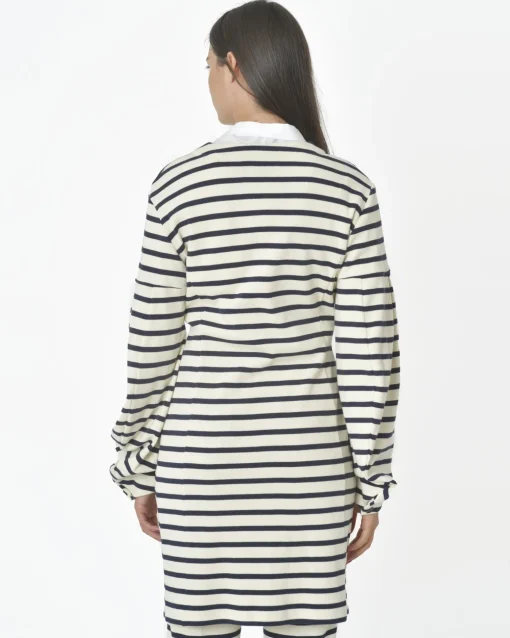 La Piscine Paris Cardigan long à rayures Borbonese*Femme Pulls & Cardigans