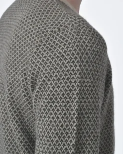 La Piscine Paris Cardigan motif losange Fausto Reali Vannucci*Homme Pulls & Gilets