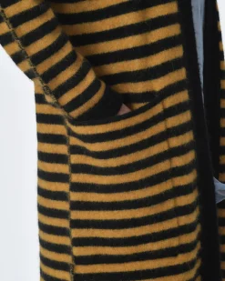 La Piscine Paris Cardigan rayé jaune et Momoni*Femme Pulls & Cardigans