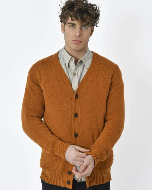 La Piscine Paris Cardigan Safran Maison Flâneur*Homme Pulls & Gilets