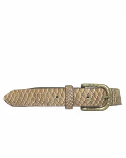 La Piscine Paris Ceinture bi-matière à effet python Eleventy*Femme Ceintures