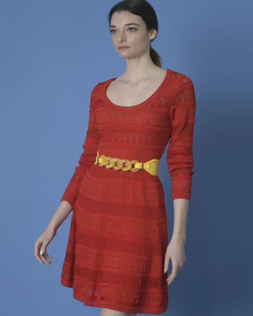 La Piscine Paris Ceinture bi-matière Elisabetta Franchi*Femme Ceintures