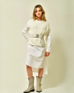 La Piscine Paris Ceinture en cuir avec pochette Lorena Antoniazzi*Femme Ceintures