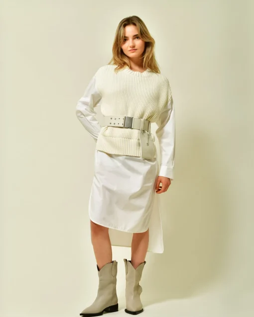 La Piscine Paris Ceinture en cuir avec pochette Lorena Antoniazzi*Femme Ceintures