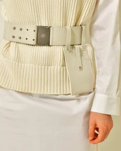 La Piscine Paris Ceinture en cuir avec pochette Lorena Antoniazzi*Femme Ceintures