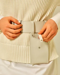 La Piscine Paris Ceinture en cuir avec pochette Lorena Antoniazzi*Femme Ceintures