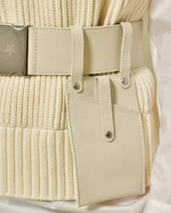 La Piscine Paris Ceinture en cuir avec pochette Lorena Antoniazzi*Femme Ceintures