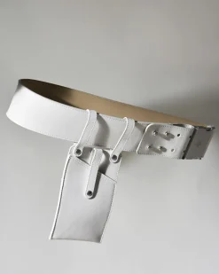 La Piscine Paris Ceinture en cuir avec pochette Lorena Antoniazzi*Femme Ceintures