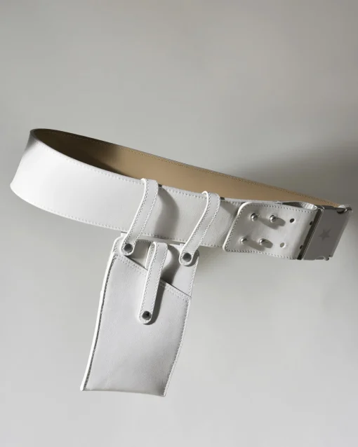 La Piscine Paris Ceinture en cuir avec pochette Lorena Antoniazzi*Femme Ceintures