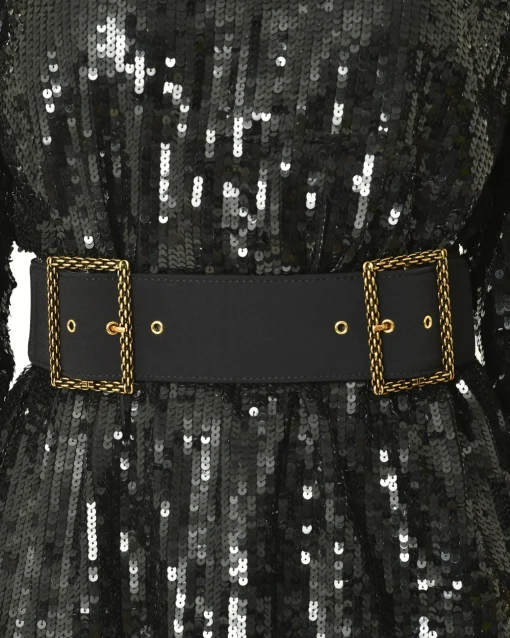 La Piscine Paris Ceinture en tissu doublé de cuir Elisabetta Franchi*Femme Ceintures