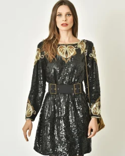 La Piscine Paris Ceinture en tissu doublé de cuir Elisabetta Franchi*Femme Ceintures