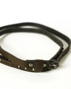 La Piscine Paris Ceinture fine en simili cuir cloutée Guess*Femme Ceintures