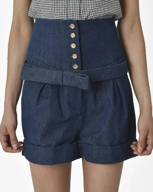 La Piscine Paris Ceinture jean/ denim Edward Achour*Femme Ceintures