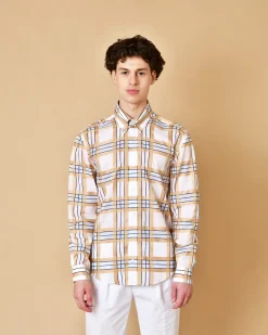 La Piscine Paris Chemise à imprimé à carreaux Lords & Fools*Homme Chemises