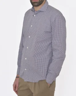 La Piscine Paris Chemise à petits carreaux Eleventy*Homme Chemises